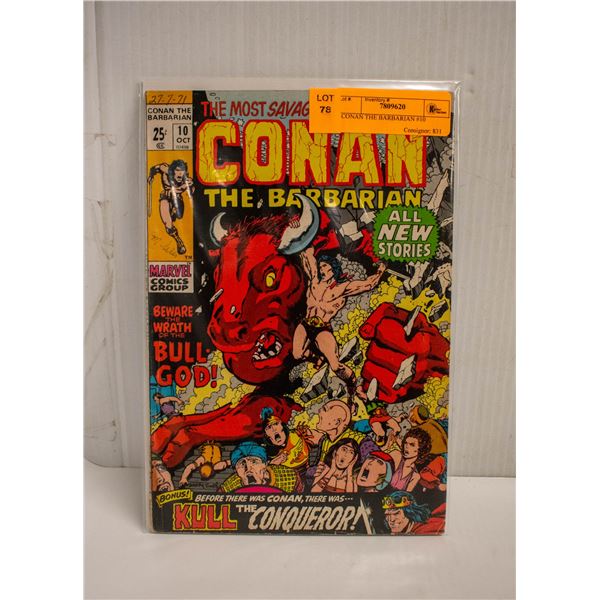 CONAN THE BARBARIAN #10