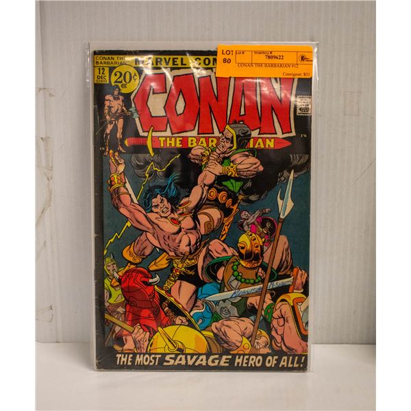 CONAN THE BARBARIAN #12