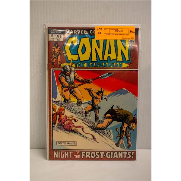 CONAN THE BARBARIAN #16