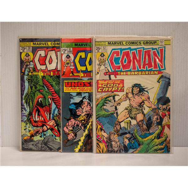 CONAN THE BARBARIAN --- 3 COMICS