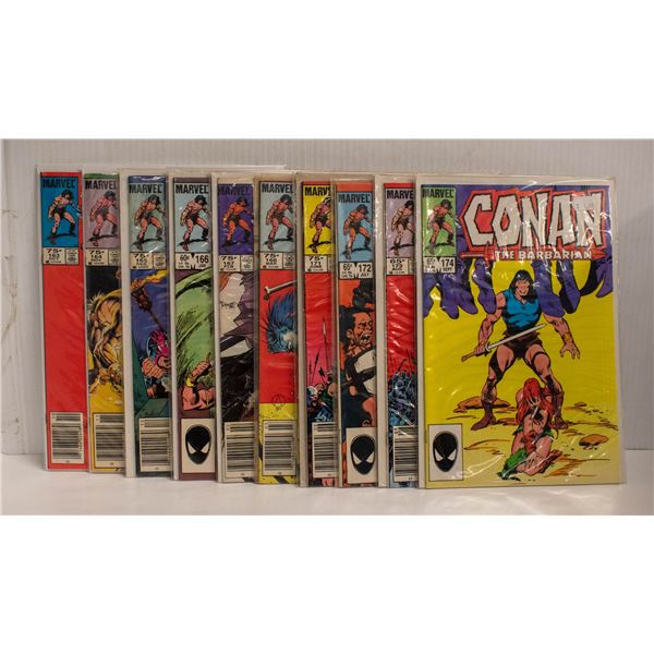 CONAN THE BARBARIAN --- 10 COMICS