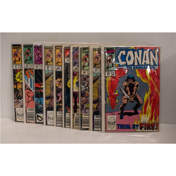 CONAN THE BARBARIAN --- 10 COMICS