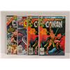 CONAN THE BARBARIAN ANNUALS --- 4 COMICS