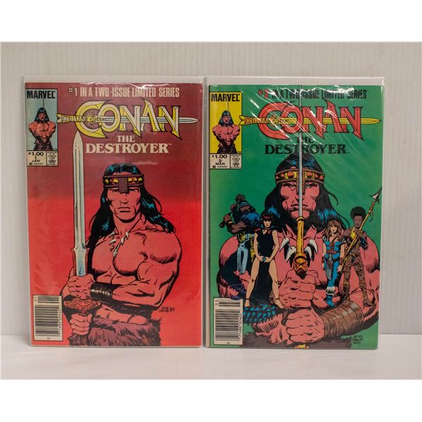 CONAN THE DESTROYER #1 & #2