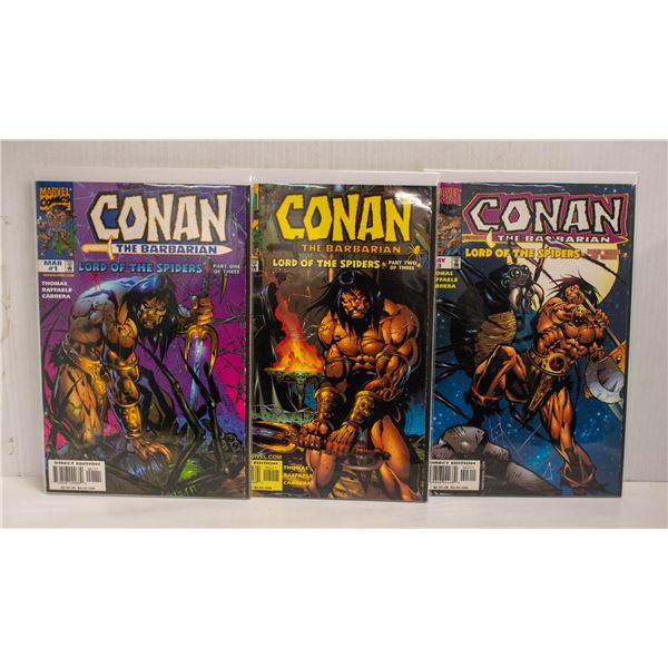 CONAN: LORD OF SPIDERS #1 TO #3