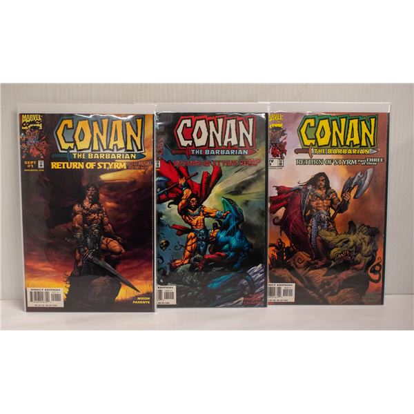 CONAN: RETURN OF STYRM #1 TO #3