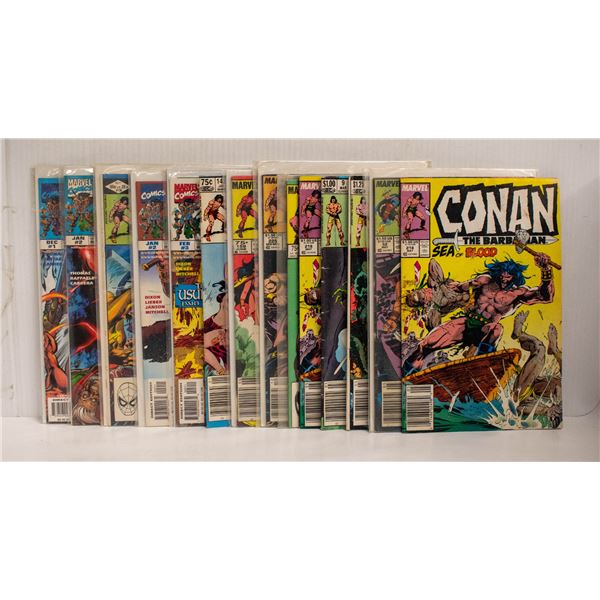 CONAN THE BARBARIAN --- 14 COMICS