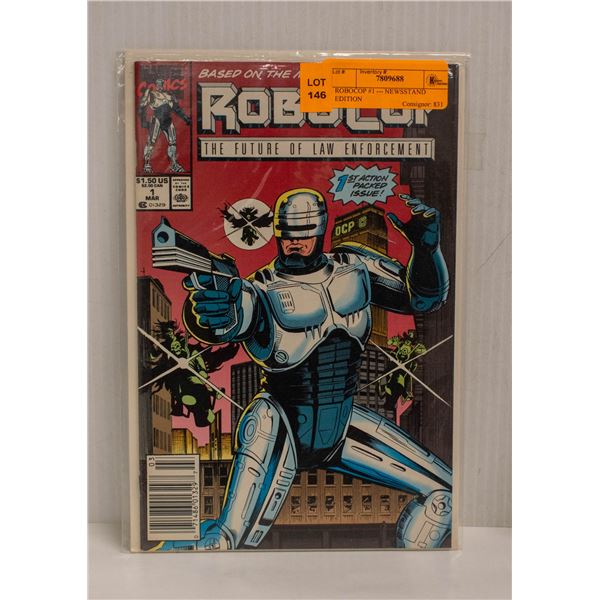 ROBOCOP #1 --- NEWSSTAND EDITION