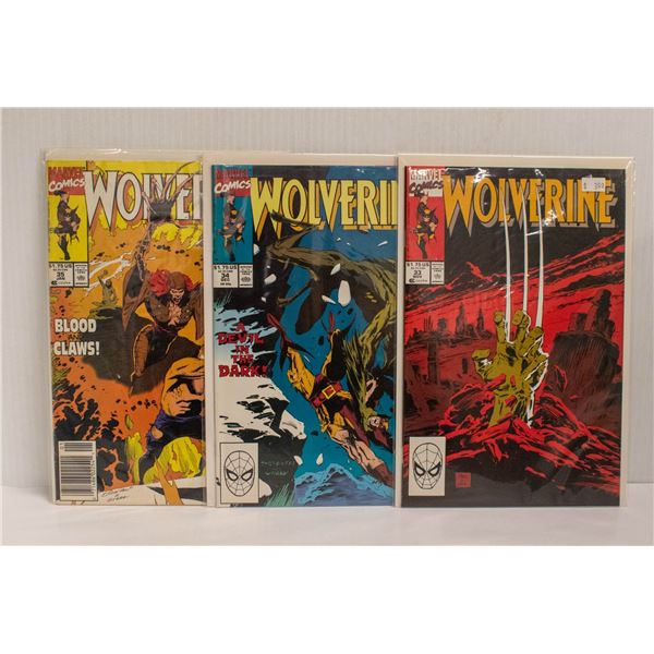 WOLVERINE --- 3 COMICS