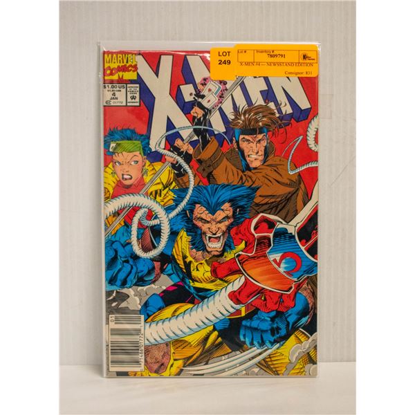 X-MEN #4 --- NEWSSTAND EDITION