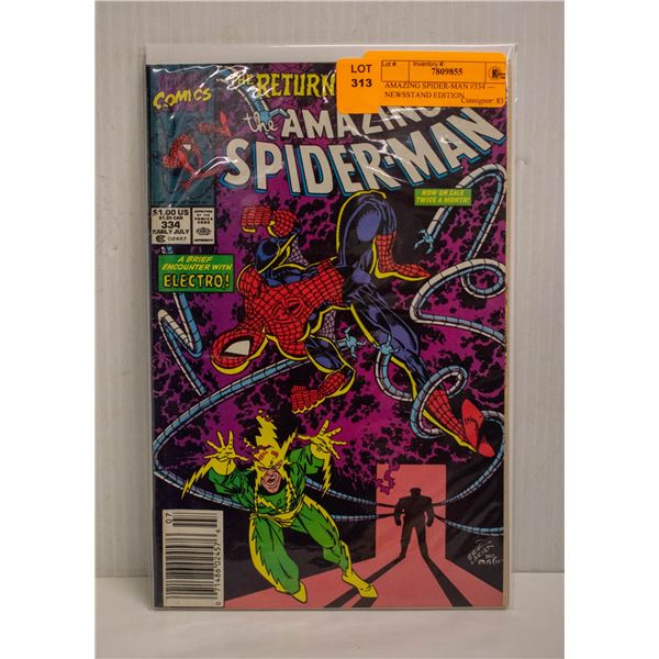 AMAZING SPIDER-MAN #334 --- NEWSSTAND EDITION