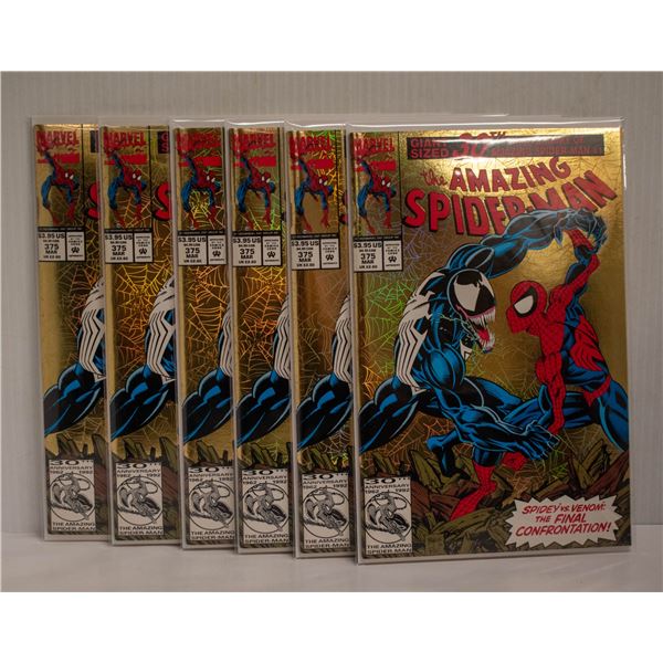 AMAZING SPIDER-MAN #375 --- 6 COMICS