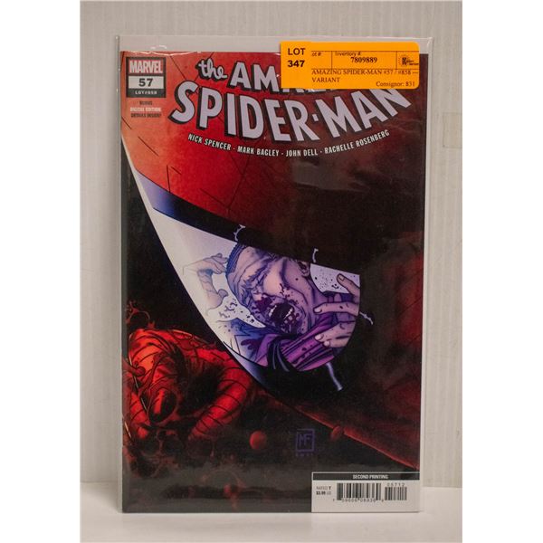 AMAZING SPIDER-MAN #57 / #858 --- VARIANT