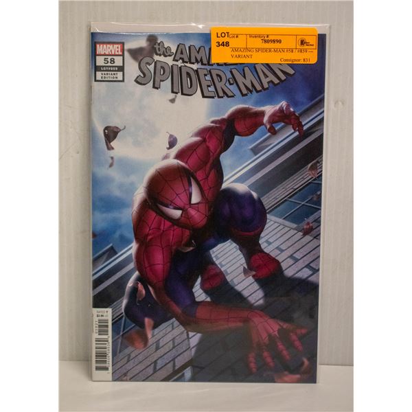 AMAZING SPIDER-MAN #58 / #859 --- VARIANT