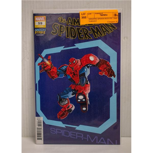 AMAZING SPIDER-MAN #59 / #860 --- VARIANT