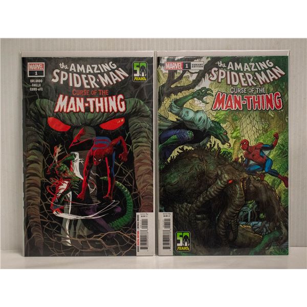 AMAZING SPIDER-MAN: CURSE OF MAN-THING #1'S