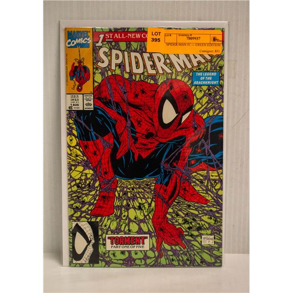 SPIDER-MAN #1 --- GREEN EDITION