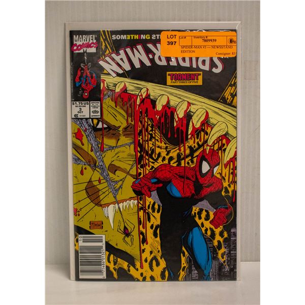 SPIDER-MAN #3 --- NEWSSTAND EDITION