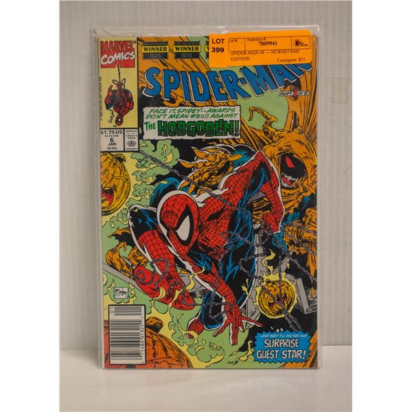 SPIDER-MAN #6 --- NEWSSTAND EDITION