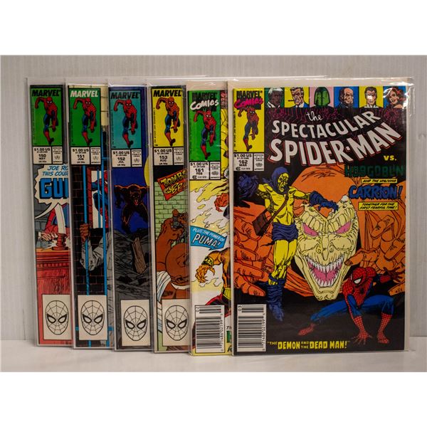 SPECTACULAR SPIDER-MAN --- 6 COMICS