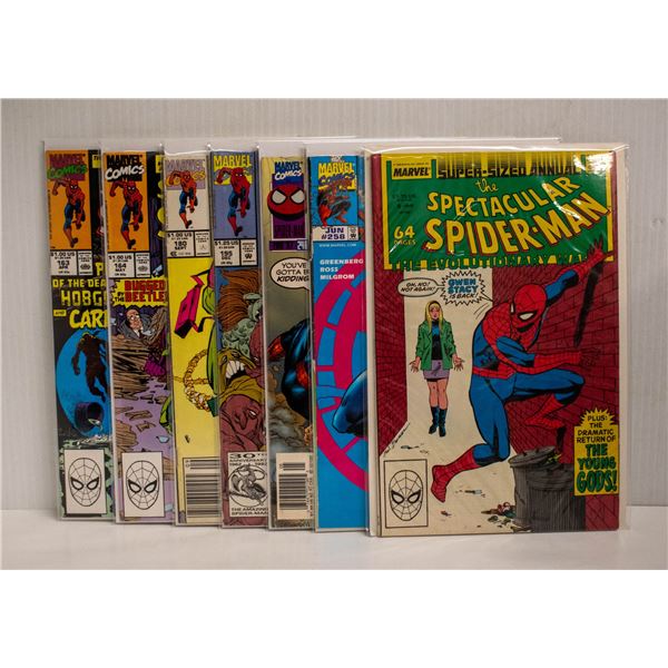 SPECTACULAR SPIDER-MAN --- 7 COMICS