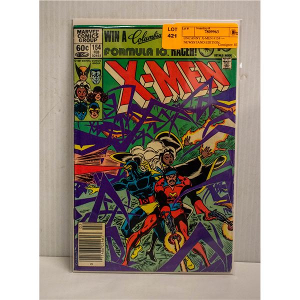 UNCANNY X-MEN #154 --- NEWSSTAND EDITION