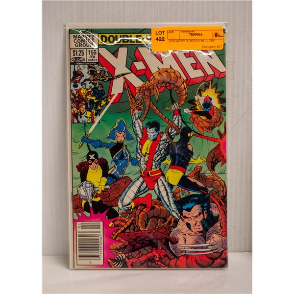 UNCANNY X-MEN #166 --- CPV