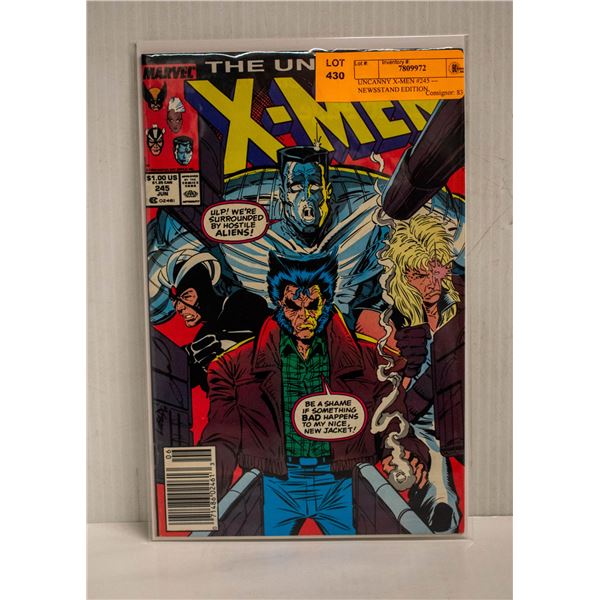 UNCANNY X-MEN #245 --- NEWSSTAND EDITION