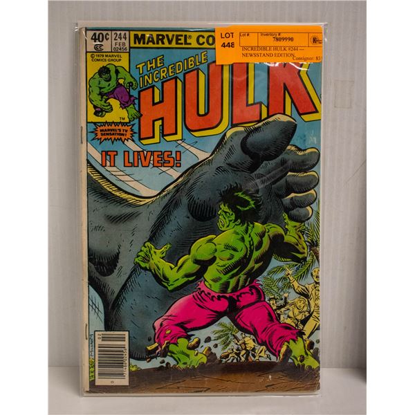 INCREDIBLE HULK #244 --- NEWSSTAND EDITION