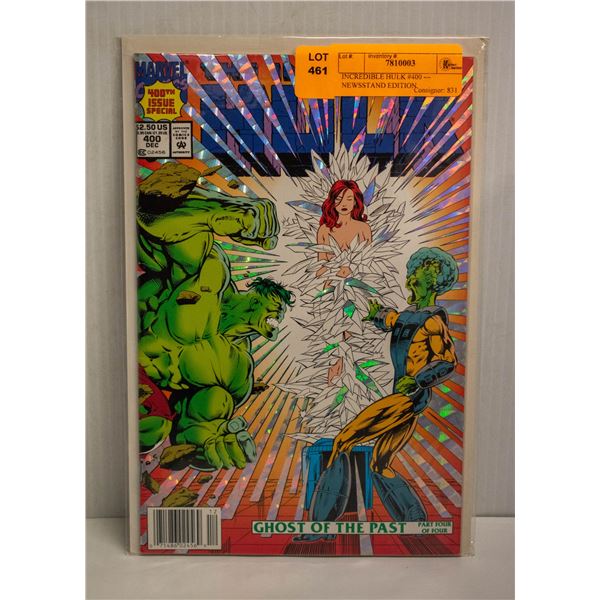 INCREDIBLE HULK #400 --- NEWSSTAND EDITION