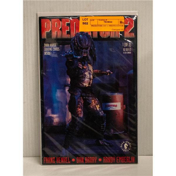 PREDATOR 2 #1 --- PHOTO COVER