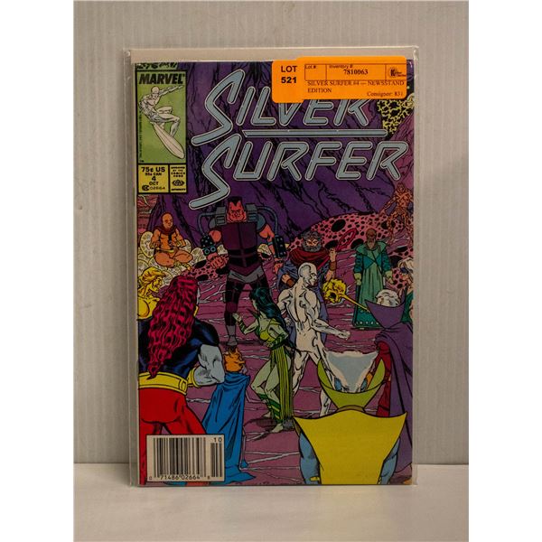 SILVER SURFER #4 --- NEWSSTAND EDITION