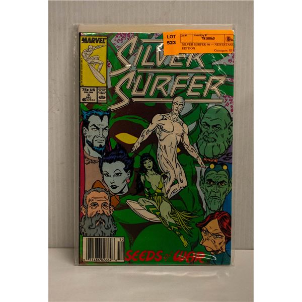 SILVER SURFER #6 --- NEWSSTAND EDITION