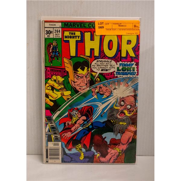 THOR #264 --- NEWSSTAND EDITION