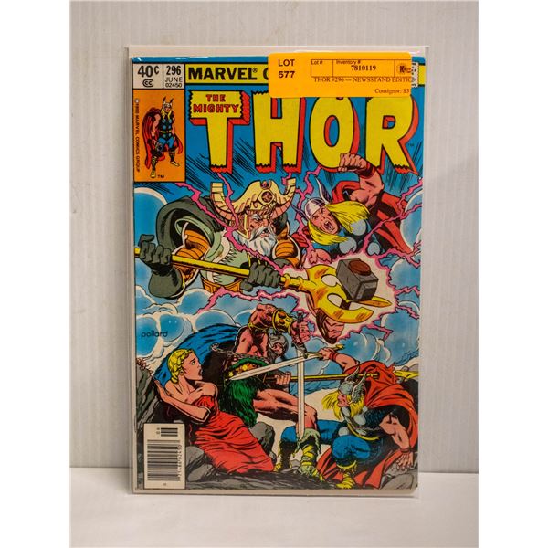 THOR #296 --- NEWSSTAND EDITION