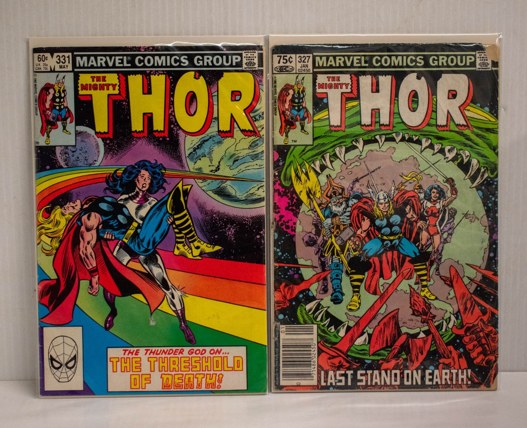Thor 331 THOR #327 AND #331 --- 2 COMICS