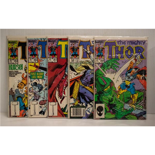 THOR --- 5 COMICS