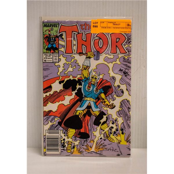 THOR #378 --- NEWSSTAND EDITION