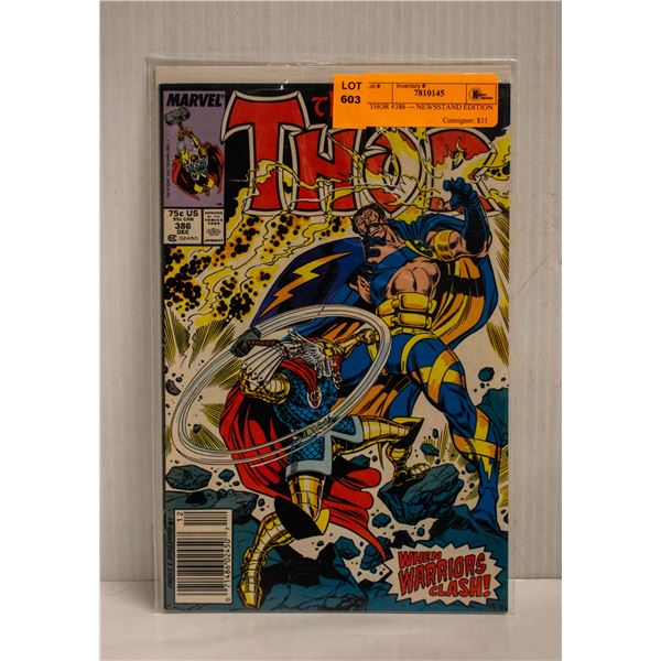 THOR #386 --- NEWSSTAND EDITION