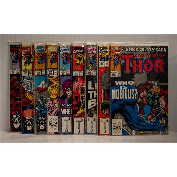 THOR --- 9 COMICS