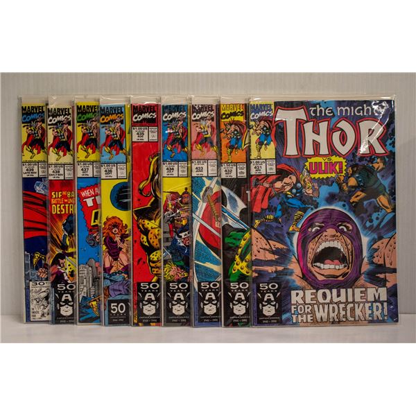 THOR --- 9 COMICS