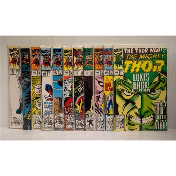 THOR --- 11 COMICS