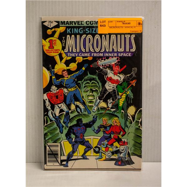 MICRONAUTS - ANNUAL #1