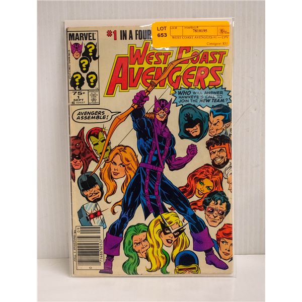 WEST COAST AVENGERS #1 --- CPV