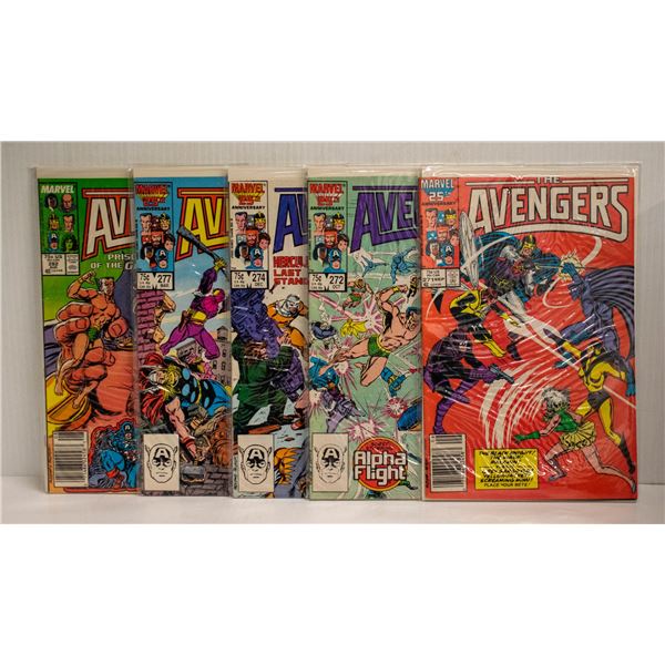 AVENGERS --- 5 COMICS