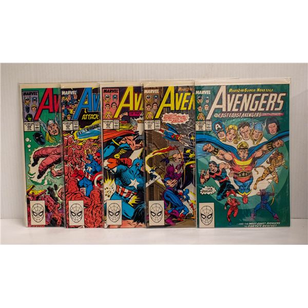 AVENGERS --- 5 COMICS