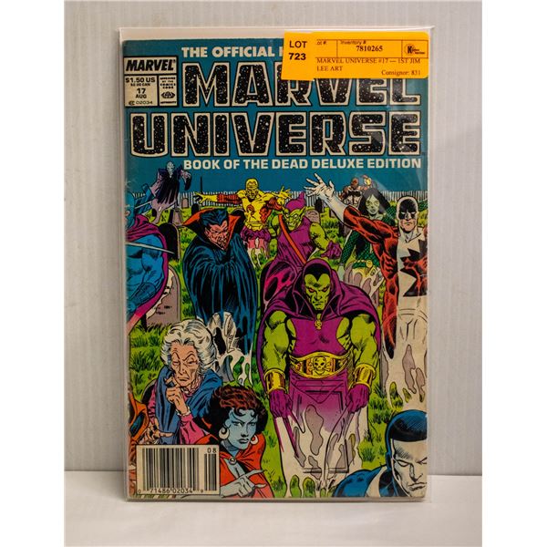 MARVEL UNIVERSE #17 --- 1ST JIM LEE ART