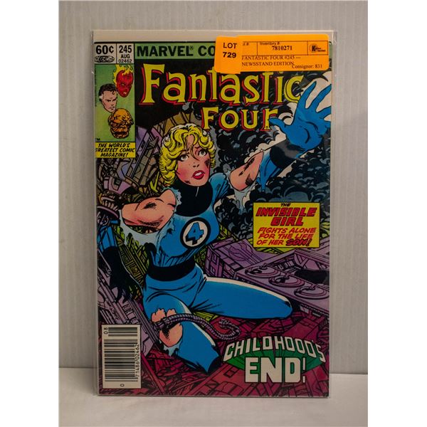 FANTASTIC FOUR #245 --- NEWSSTAND EDITION