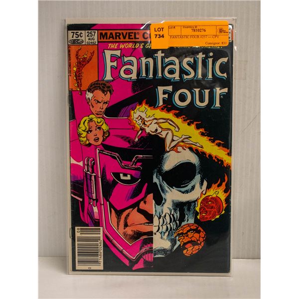 FANTASTIC FOUR #257 --- CPV