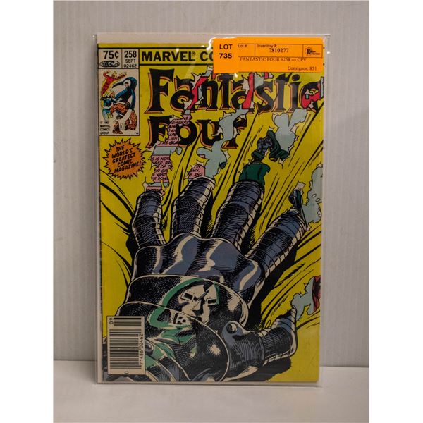 FANTASTIC FOUR #258 --- CPV